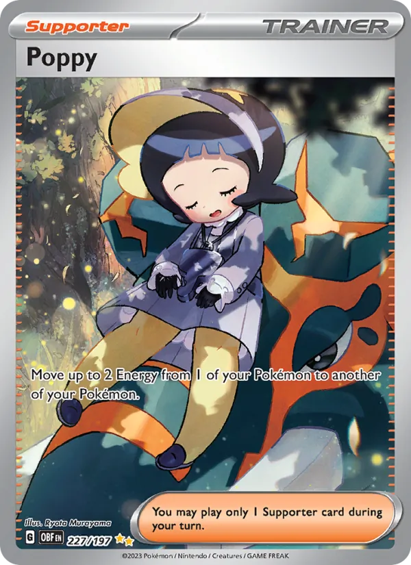 227 Poppy – Obsidian Flames