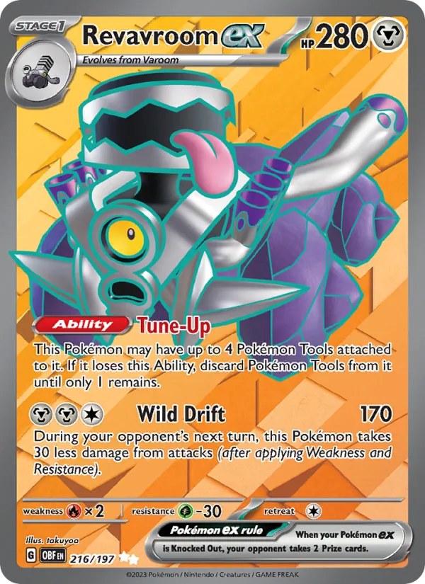 216 Revavroom ex – Obsidian Flames