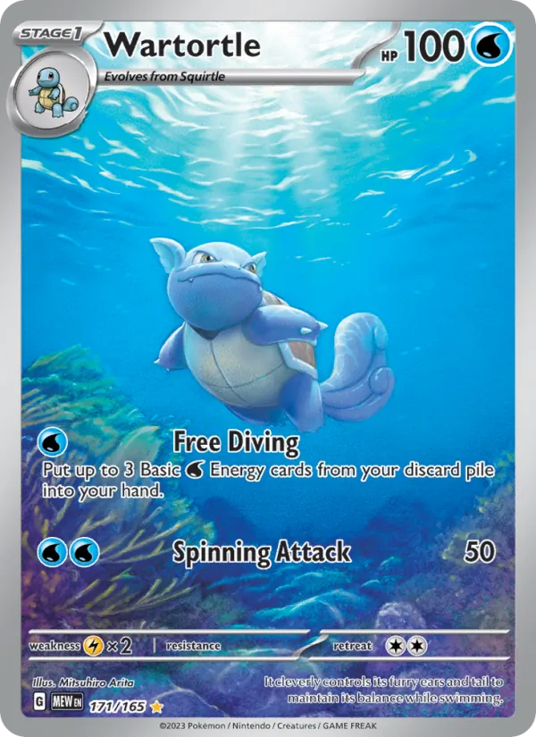 171 Wartortle – 151