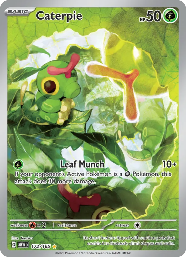 172 Caterpie – 151