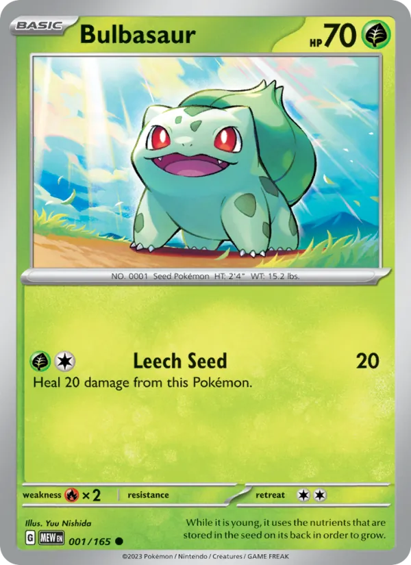 001 Bulbasaur – 151
