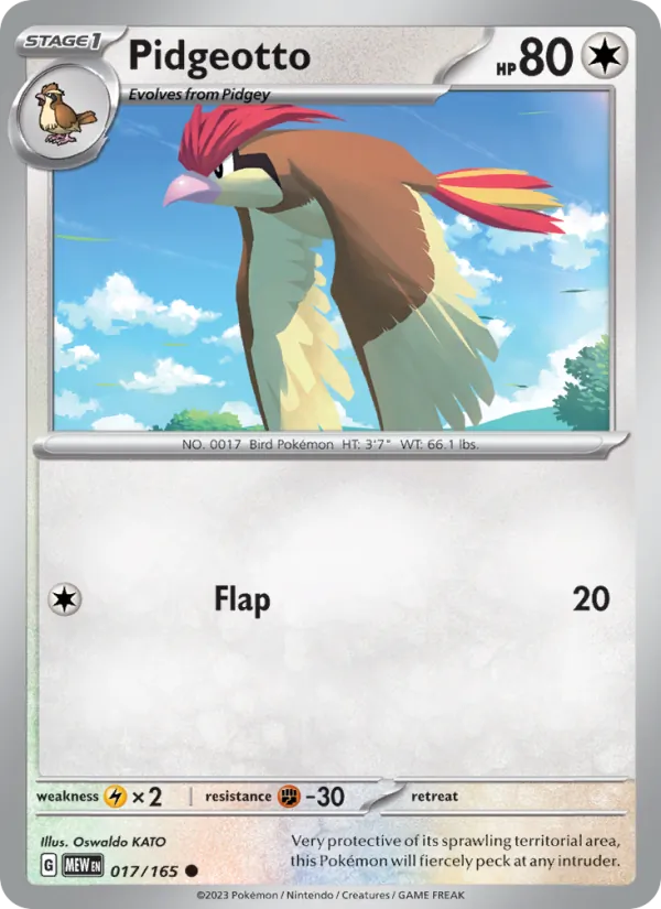 017 Pidgeotto – 151
