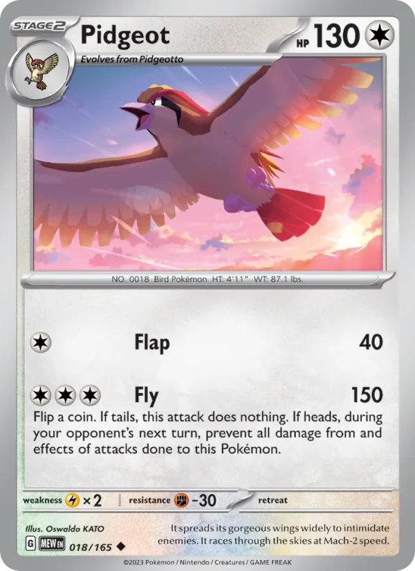 018 Pidgeot – 151
