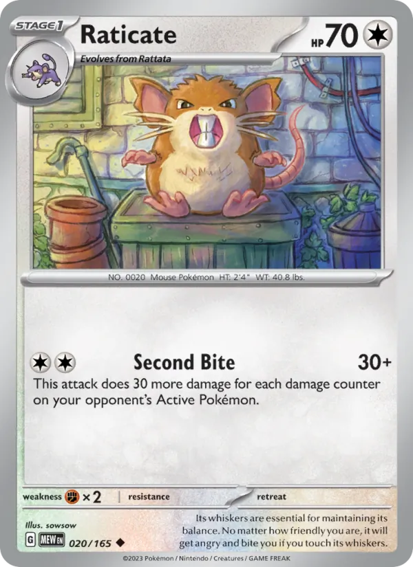 020 Raticate – 151