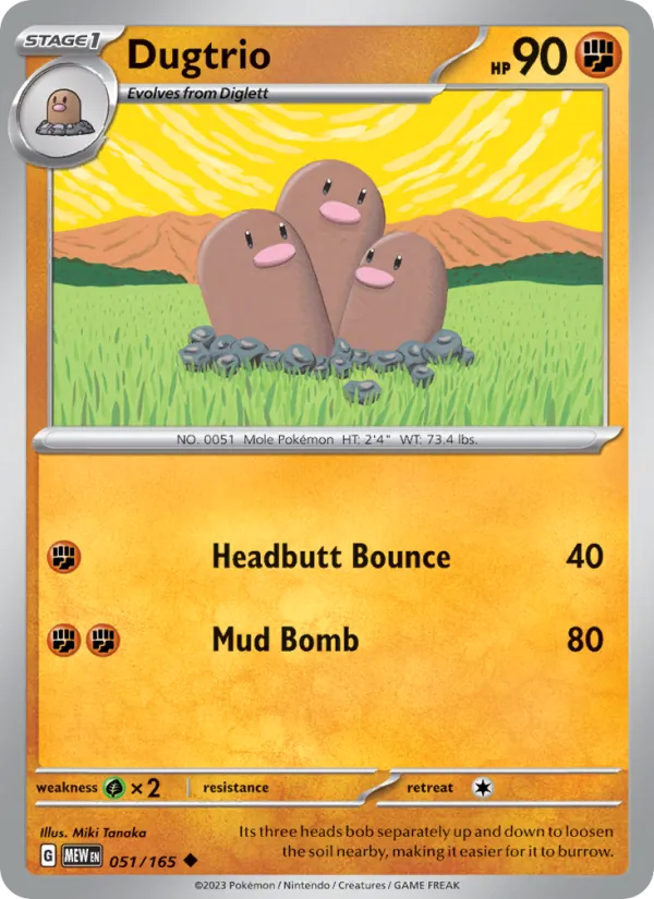 051 Dugtrio – 151