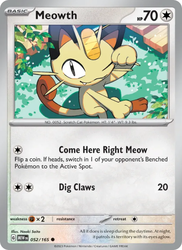 052 Meowth – 151