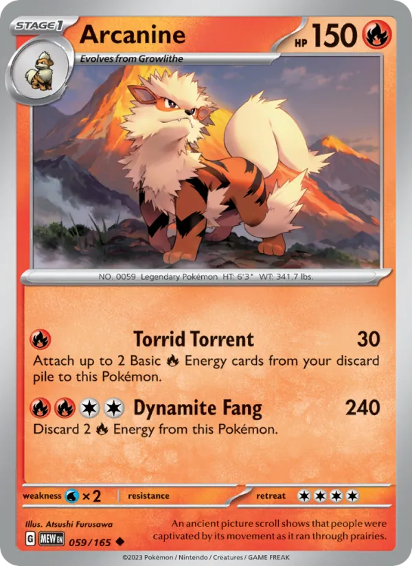 059 Arcanine – 151