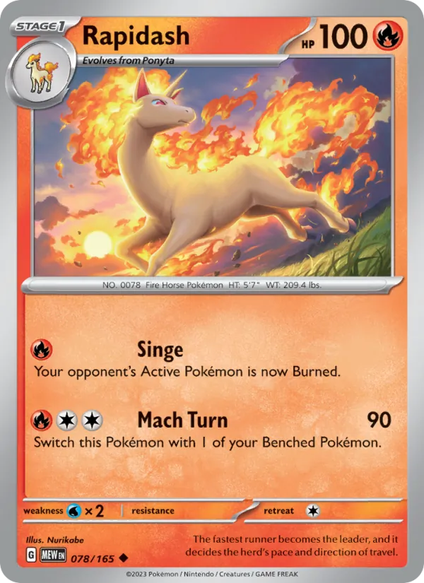 078 Rapidash – 151