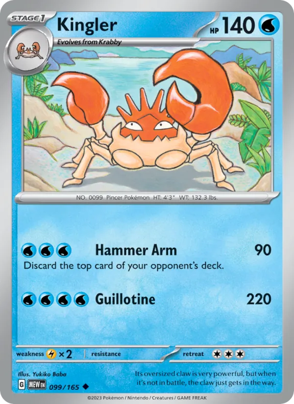 099 Kingler – 151