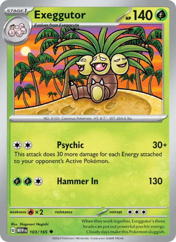 103 Exeggutor – 151