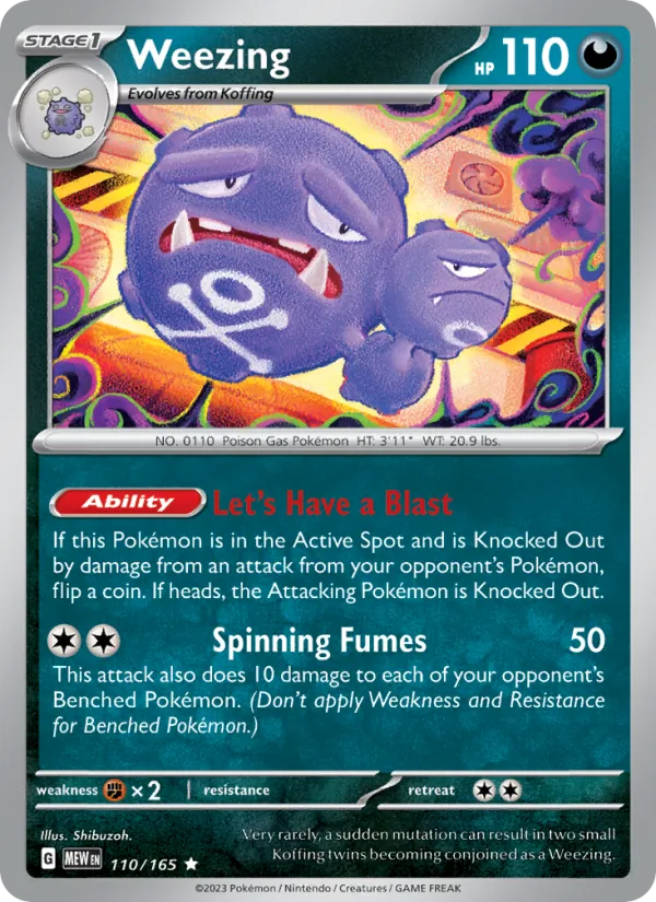 110 Weezing – 151