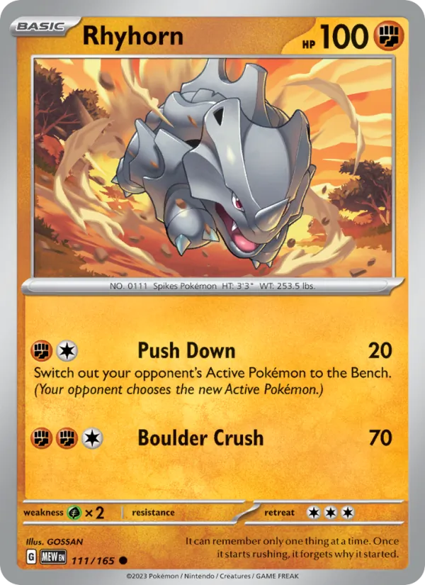 111 Rhyhorn – 151