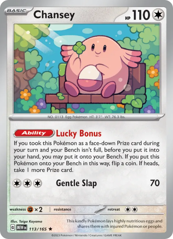 113 Chansey – 151