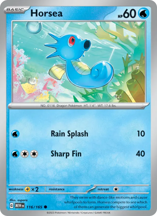 116 Horsea – 151
