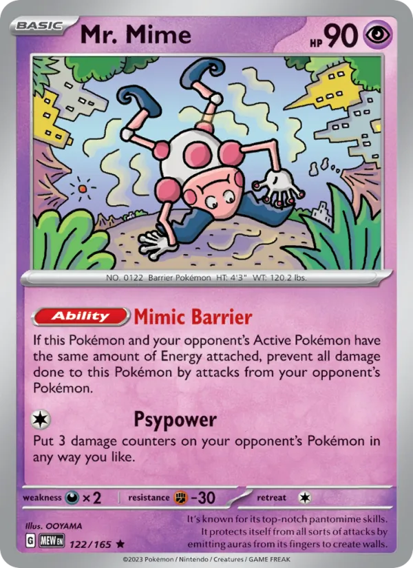122 Mr. Mime – 151