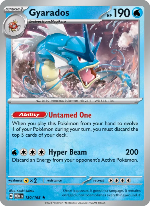 130 Gyarados – 151