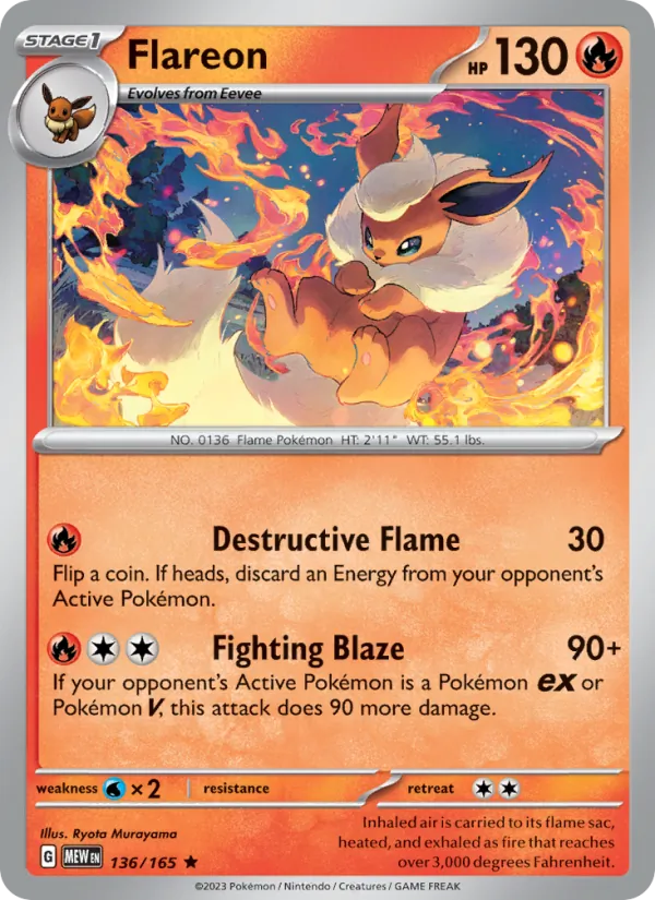136 Flareon – 151