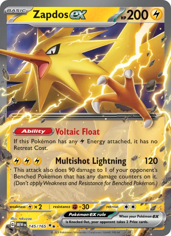 145 Zapdos ex – 151