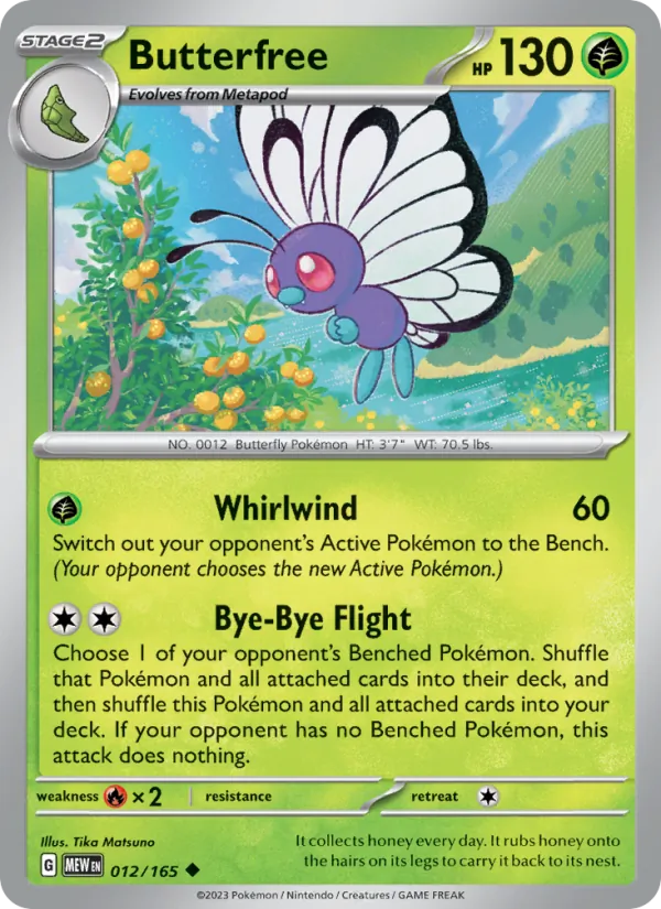 012-RH Butterfree – 151