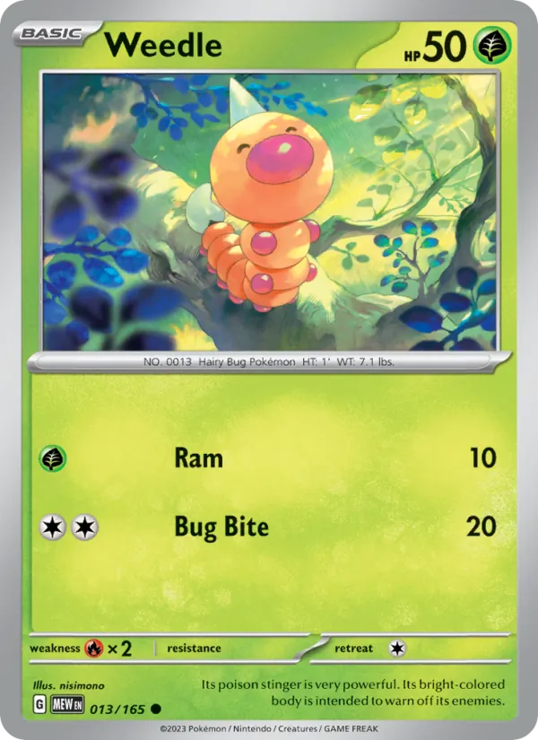 013-RH Weedle – 151
