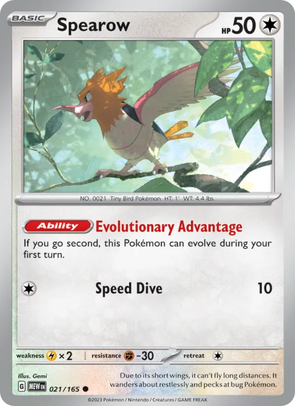 021-RH Spearow – 151
