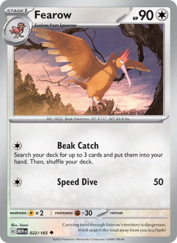 022-RH Fearow – 151