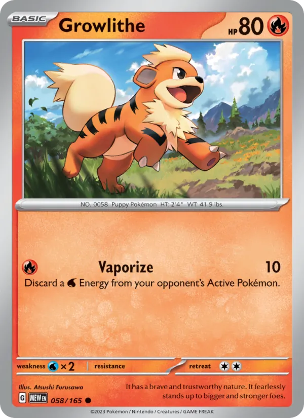 058-RH Growlithe – 151