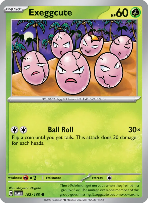 102-RH Exeggcute – 151