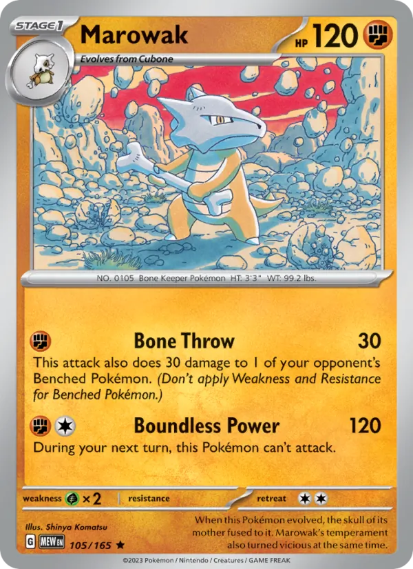 105-RH Marowak – 151