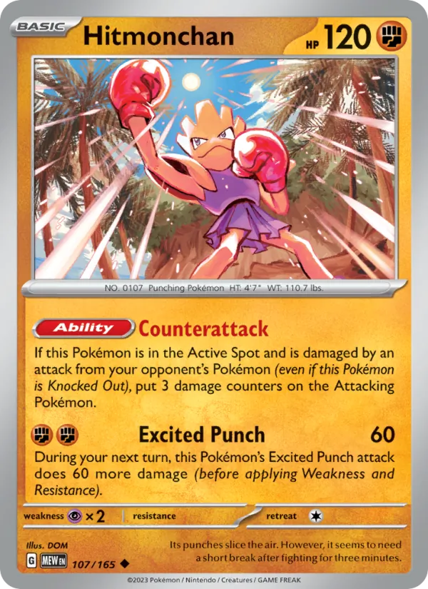 107-RH Hitmonchan – 151