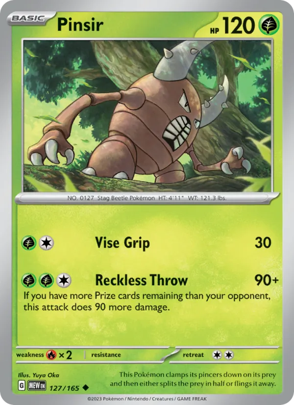 127-RH Pinsir – 151