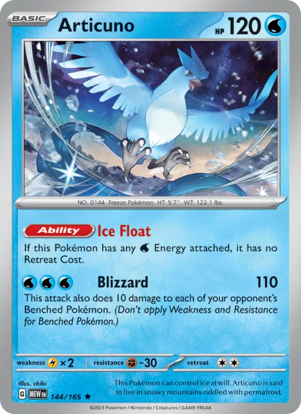 144-RH Articuno – 151