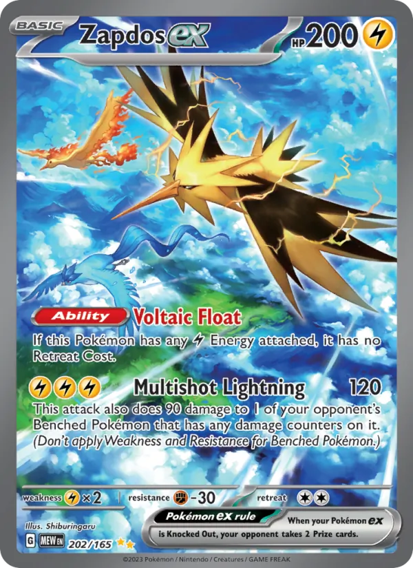 202 Zapdos ex – 151