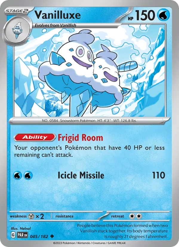 045-holo-cosmos-snowflake Vanilluxe (Holo, Cosmos Holo, Snowflake stamp) – Paradox Rift