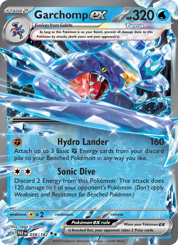 038 Garchomp ex – Paradox Rift