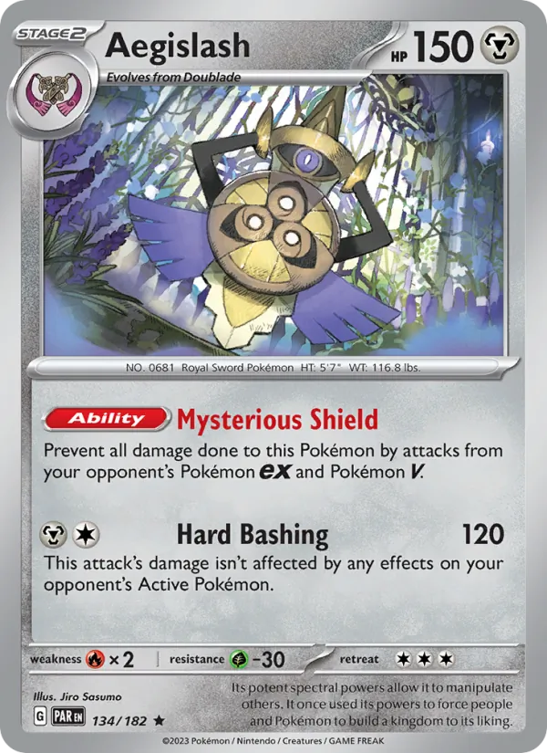 134 Aegislash – Paradox Rift
