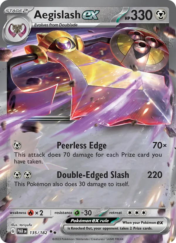 135 Aegislash ex – Paradox Rift