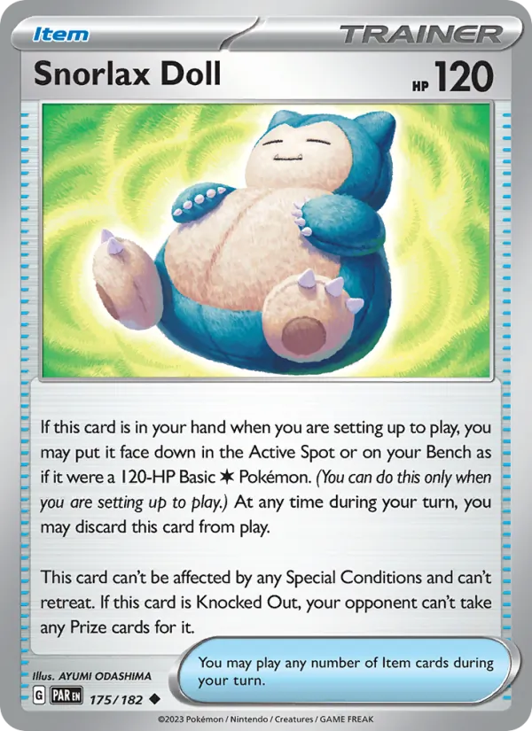 175-RH Snorlax Doll – Paradox Rift