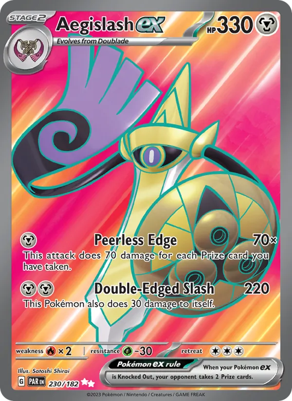230 Aegislash ex – Paradox Rift