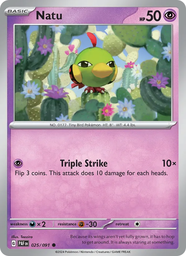 025 Natu – Paldean Fates