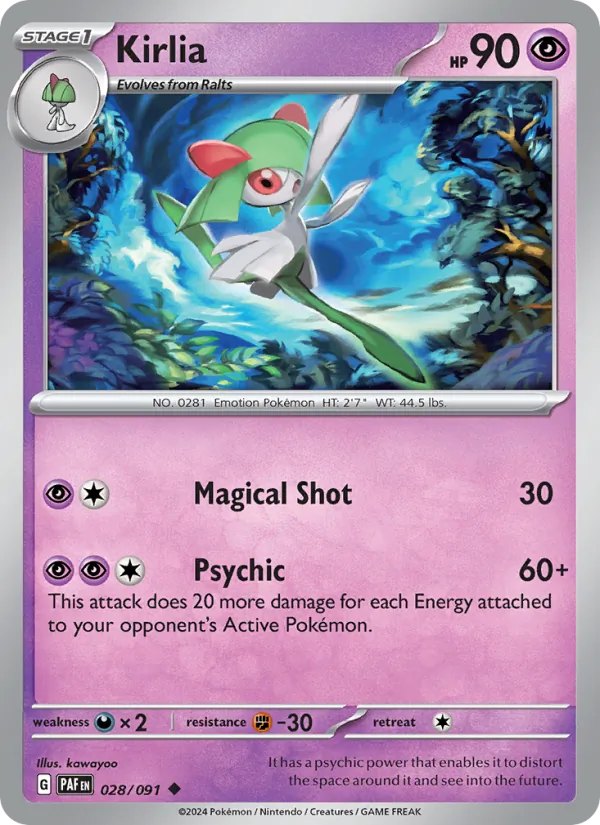 028 Kirlia – Paldean Fates
