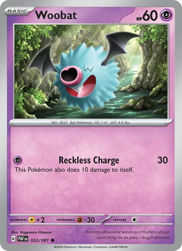032 Woobat – Paldean Fates