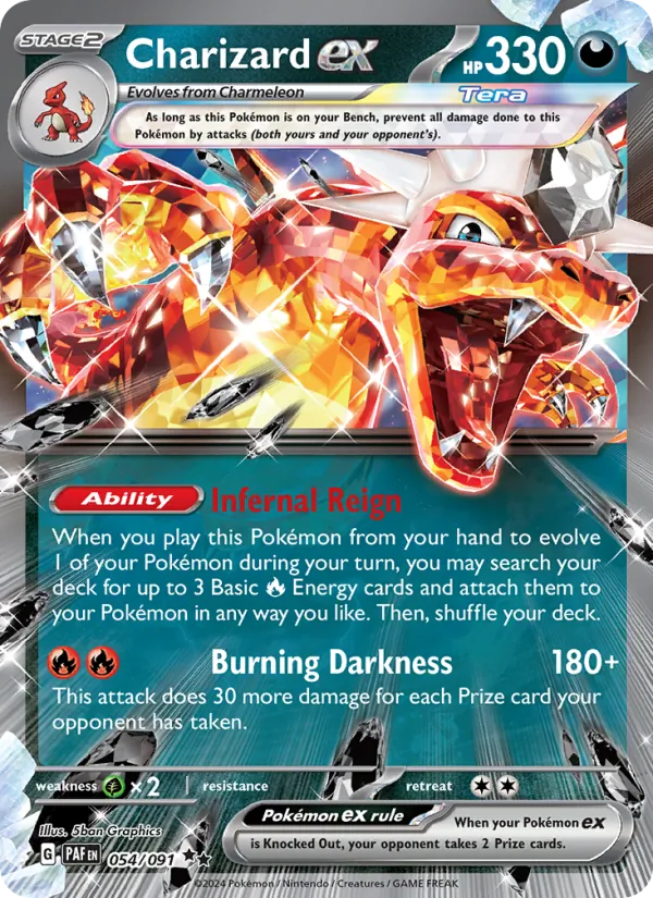054 Charizard ex – Paldean Fates