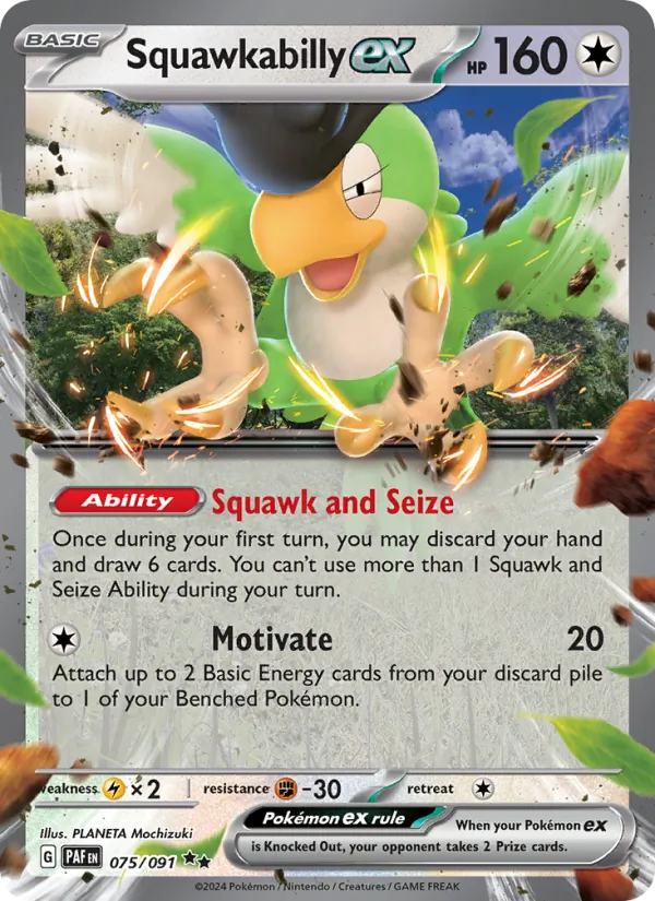 075 Squawkabilly ex – Paldean Fates
