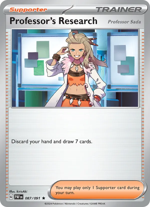 087 Professor's Research – Paldean Fates