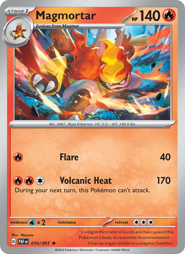 010-RH Magmortar – Paldean Fates