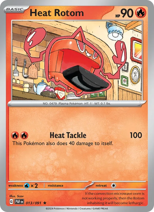 013-RH Heat Rotom – Paldean Fates