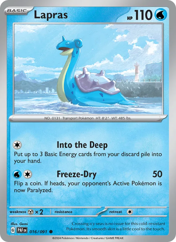 016-RH Lapras – Paldean Fates