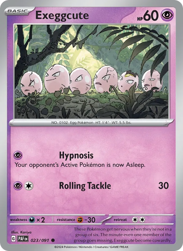 023-RH Exeggcute – Paldean Fates