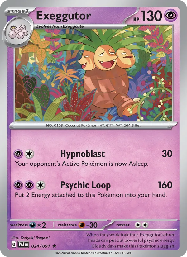 024-RH Exeggutor – Paldean Fates